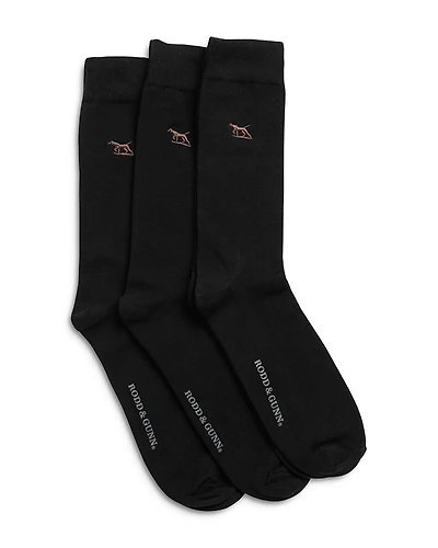 Rodd & Gunn Dry Plains Socks, Pack of 3