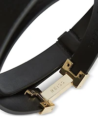 Women's Hayley Square Hinge Leather Belt
