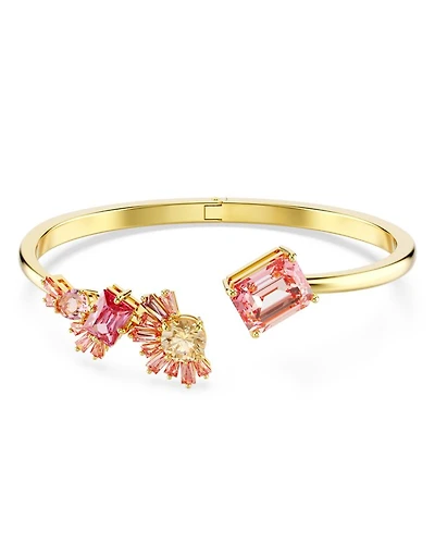 Gema Sakura Crystal Mixed Cut Bangle Bracelet