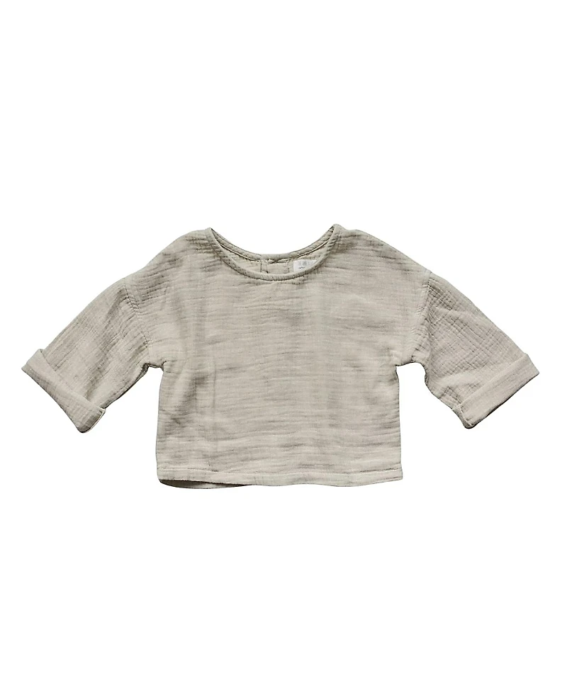 The Simple Folk Unisex Button Back Top - Little Kid, Big Kid