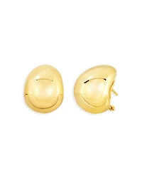 Roberto Coin 18K Yellow Gold Bold J Hoop Earrings