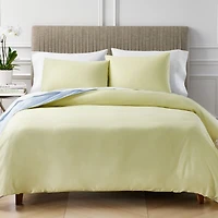Reversible Egyptian Cotton Duvet Cover Set, Full Queen - Exclusive