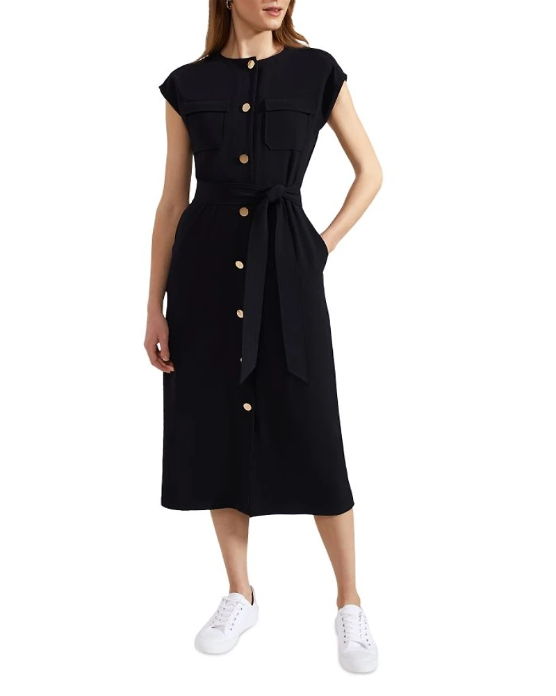 Tania Tie Waist Shirtdress