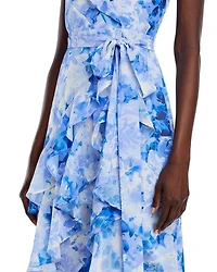 Asymmetric Ruffled Dress