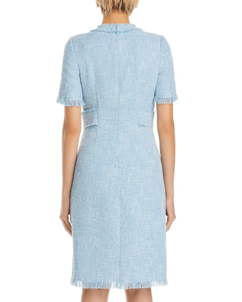 Bouclé Tweed Dress