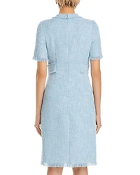 Bouclé Tweed Dress