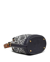 T Monogram Jacquard Bucket Bag