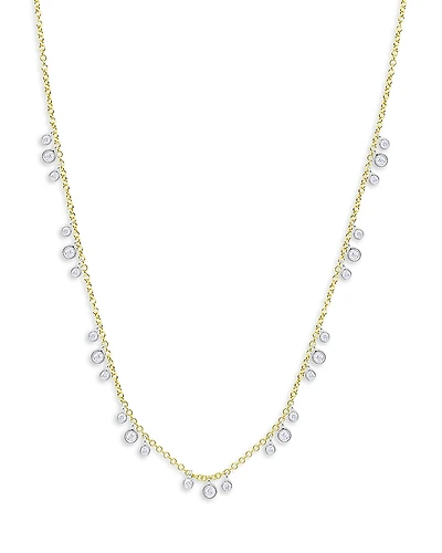 Meira T 14K Yellow Gold Scattered Diamonds Necklace, 18
