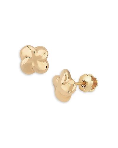 Bloomingdale's Fine Collection Children's Flower Puff Stud Earrings
