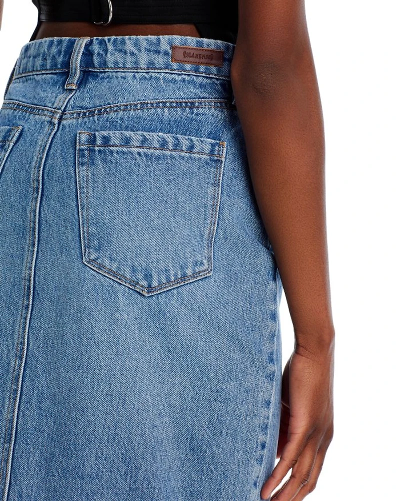 Denim Midi Skirt