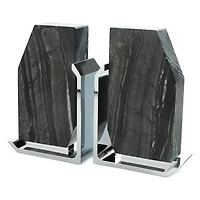 Fim Geo Bookends, Set of 2