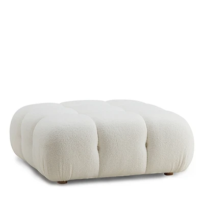 Tov Furniture Calliope Faux Shearling Modular Ottoman