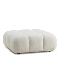 Tov Furniture Calliope Faux Shearling Modular Ottoman