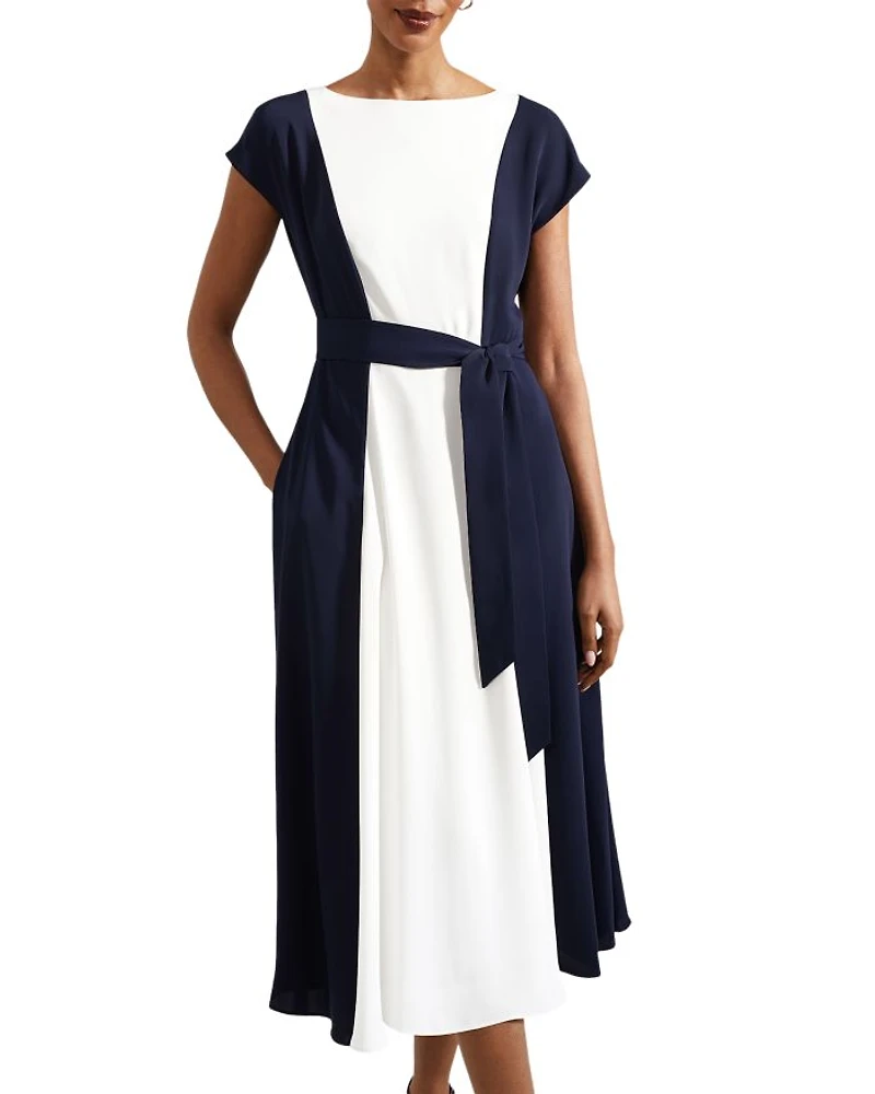 Emery Two Tone Midi Dress