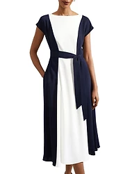 Emery Two Tone Midi Dress