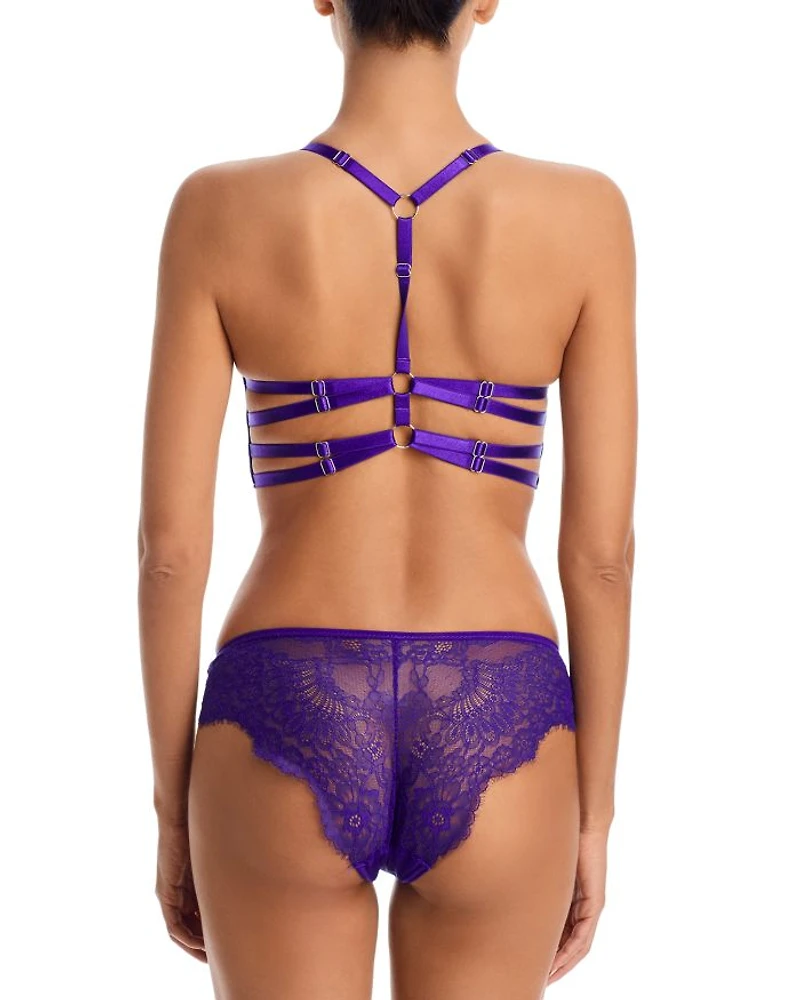 Dryad Embroidered Mesh Underwire Bra
