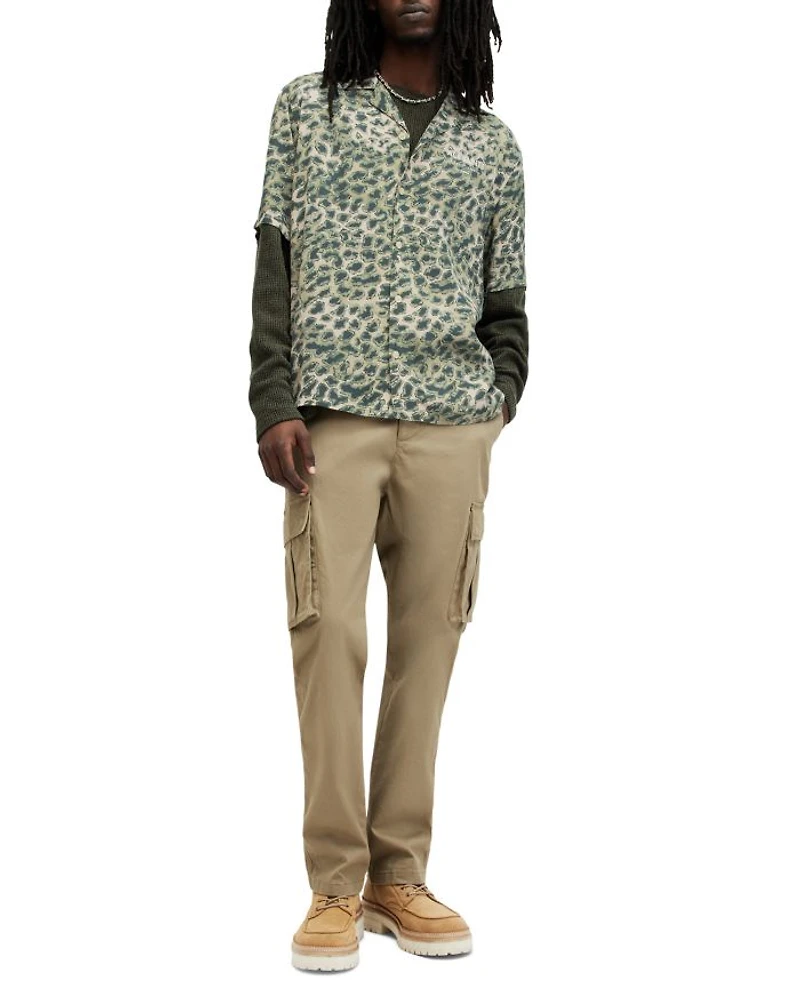 Underground Short Sleeve Button Front Camp Shirt