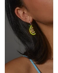 Foodie Lemon Drop Earrings, 1.6"L