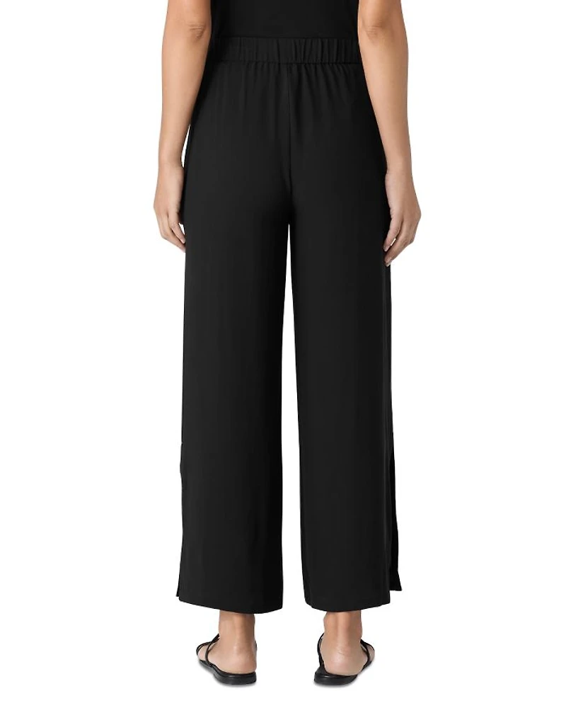 High Rise Silk Pants