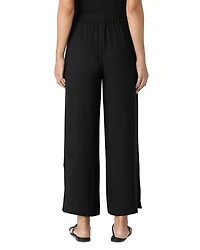 High Rise Silk Pants