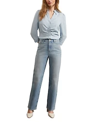 Limited Leigh Straight Leg Jean Light Wash