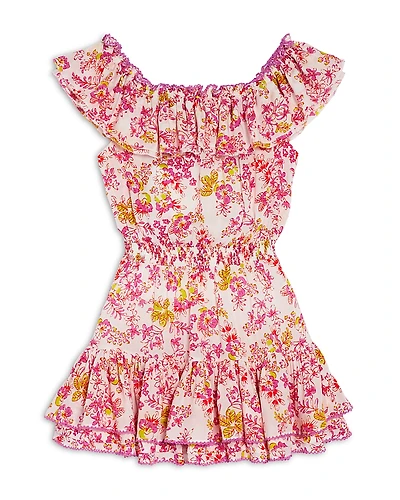 Poupette St. Barth Girls' Bella Mini Dress - Little Kid, Big Kid