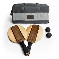 Elakai Natural Premium Hardwoods Two Player Patroller Paddle Ball Set