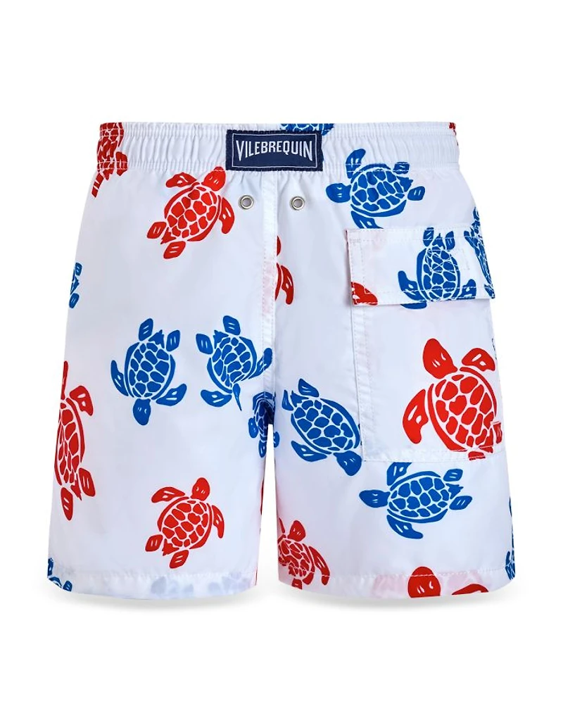 Boys' Jim Multi Color Turtle Swim Trunks - Little Kid, Big Kid