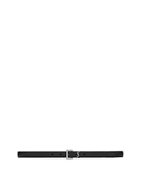 Saint Laurent Cassandre Thin Belt with Square Buckle