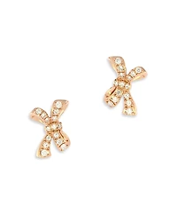 Bloomingdale's Fine Collection Diamond Bow Stud Earrings