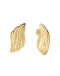 Roberto Coin 18K Yellow Gold Bold Gold Croissant Statement Earrings