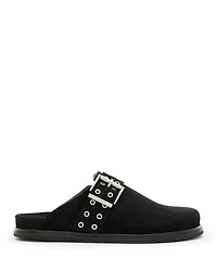 Women's Juno Buckled Grommet Mule Clogs
