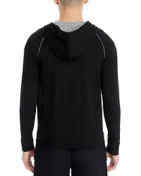Mix & Match Cotton Blend Full Zip Hooded Jacket