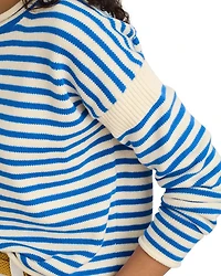 Mariner Striped Roll Neck Sweater