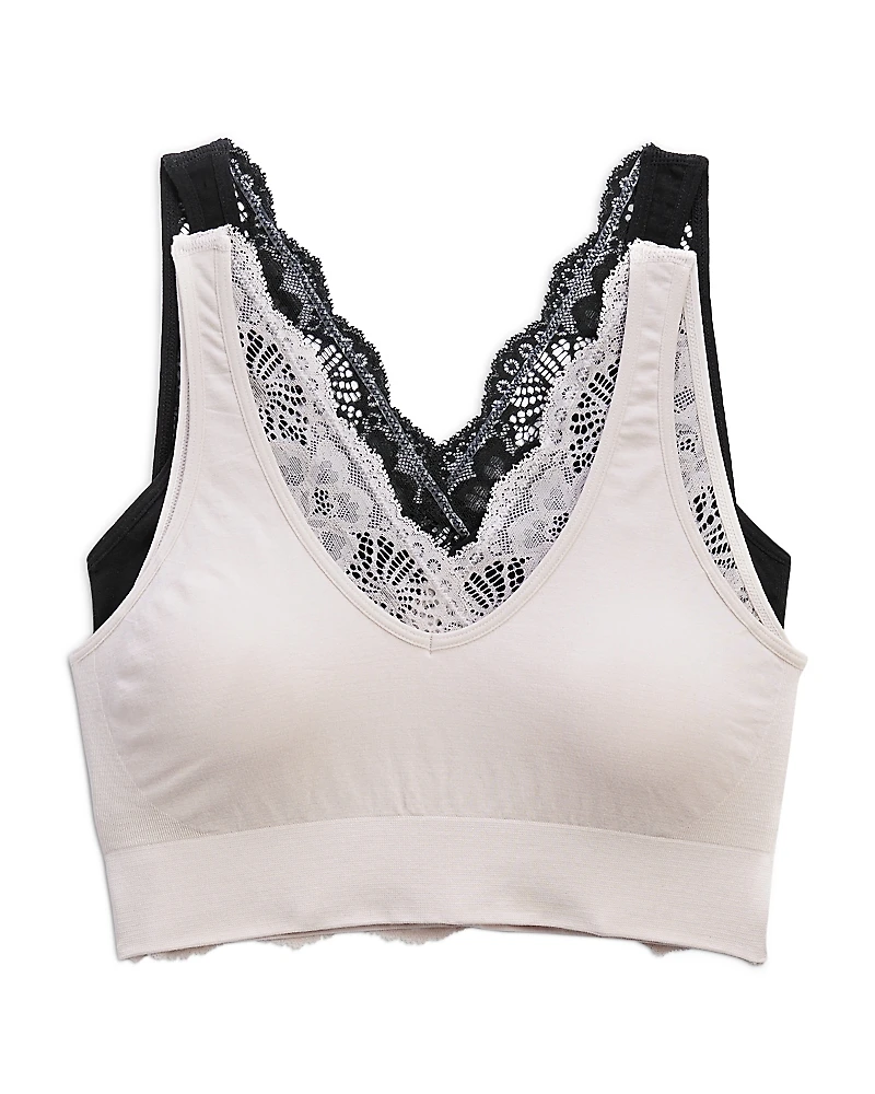 Honeydew Caitlyn Reversible Bralette, Set of 2