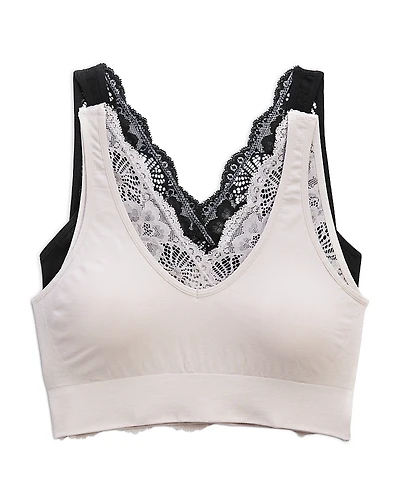 Honeydew Caitlyn Reversible Bralette, Set of 2