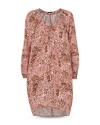 Animal Swirl Cocoon Dress