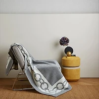Chains Virgin Wool Throw