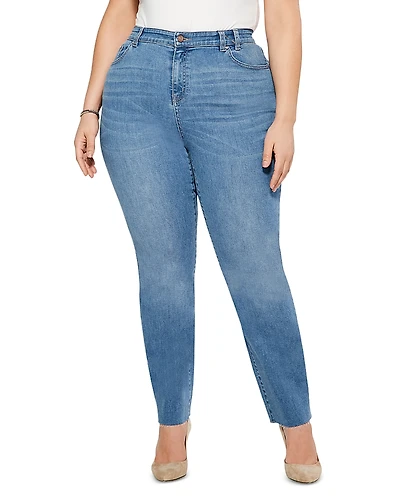 Nic+Zoe Plus Mid Rise Ankle Jeans