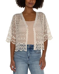 Scalloped Crochet Bolero