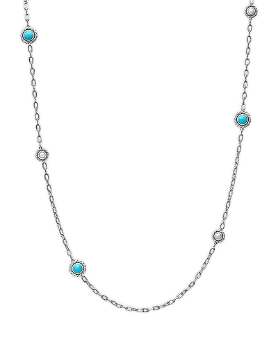 David Yurman Pearl Classics Station Chain Necklace