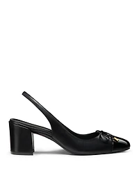 Women's Sleek Bow 50 Slingback Pumps