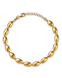 14K Yellow Gold Beaded Flex Bracelet