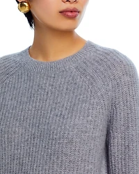 Shaker Stitch Raglan Sweater - Exclusive