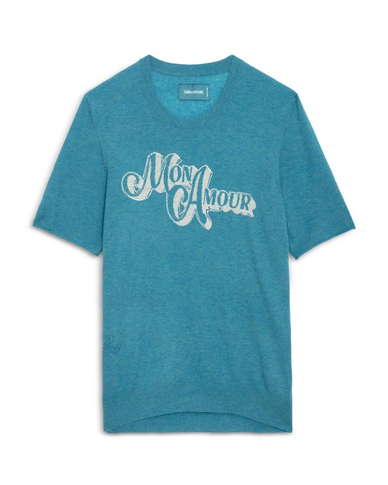 Ida Mon Amour Short Sleeve Sweater