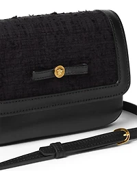 Girls' Leather & Tweed Shoulder Bag - Little Kid, Big Kid