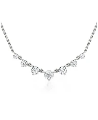 Vrai Linked Lab-Grown Diamond Tennis Necklace