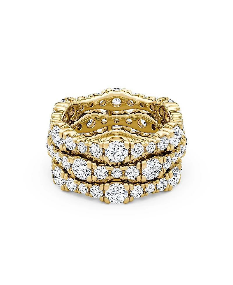 Vrai 3 Row Pave Ring