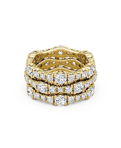 Vrai 3 Row Pave Ring