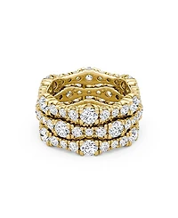 Vrai 3 Row Pave Ring
